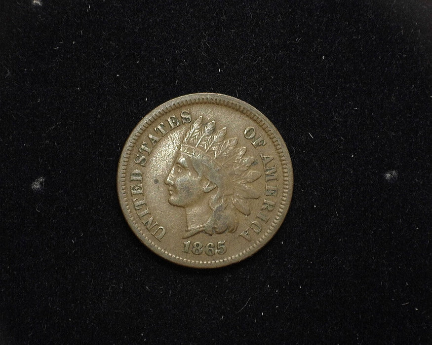 1865 Indian Head Penny/Cent F/VF - US Coin