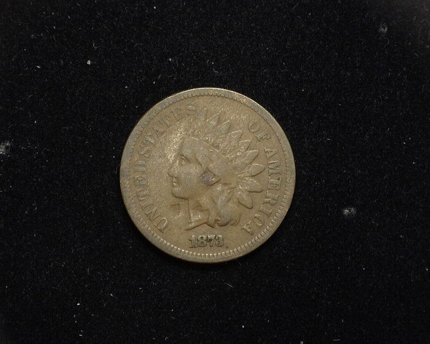 1873 Indian Head Penny/Cent VG - US Coin