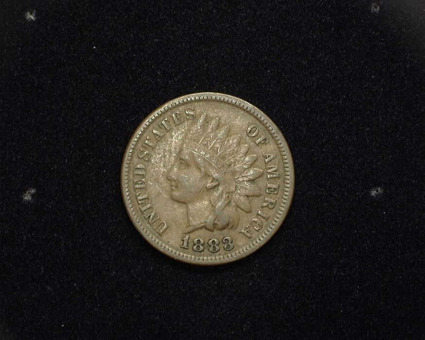 1883 Indian Head Penny/Cent F - US Coin