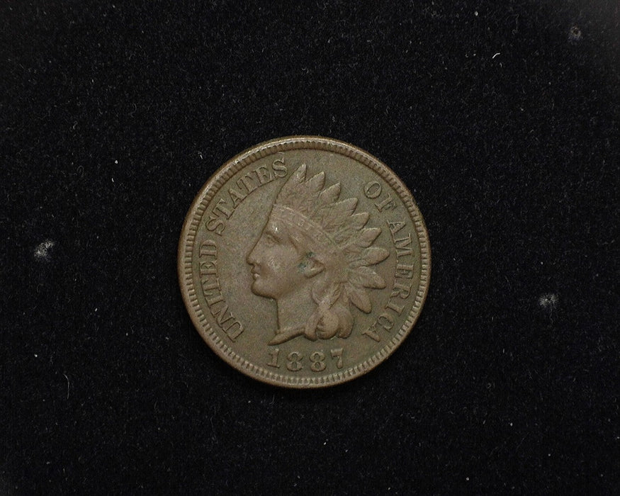 1887 Indian Head Penny/Cent VF - US Coin