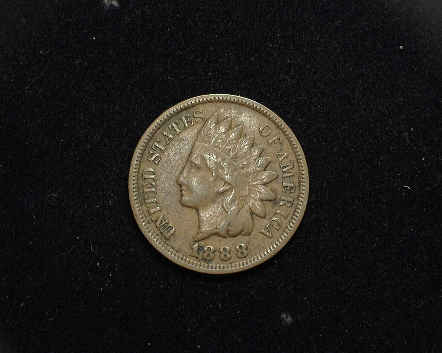 1888 Indian Head Penny/Cent F - US Coin