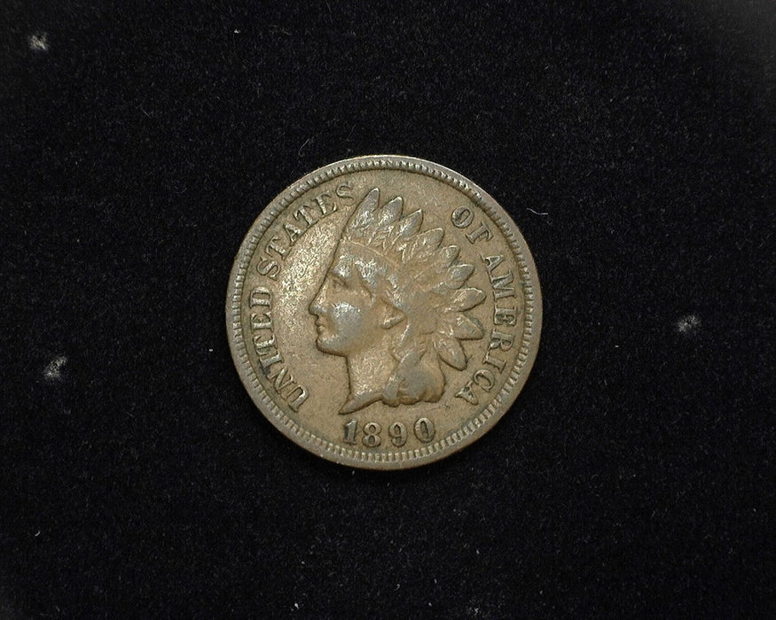 1890 Indian Head Penny/Cent F - US Coin