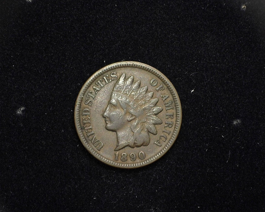 1890 Indian Head Penny/Cent VF - US Coin