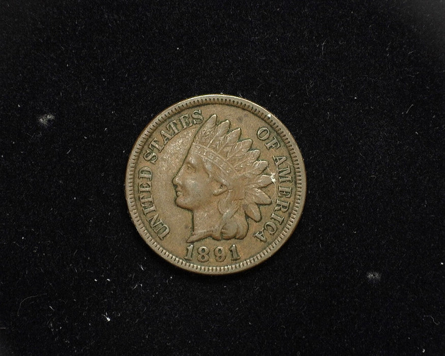 1891 Indian Head Penny/Cent VF/XF - US Coin