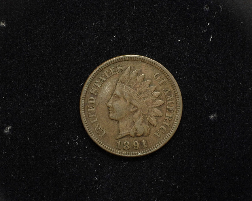 1891 Indian Head Penny/Cent VF/XF - US Coin