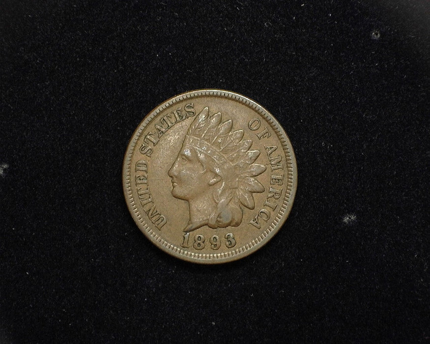 1893 Indian Head Penny/Cent VF/XF - US Coin