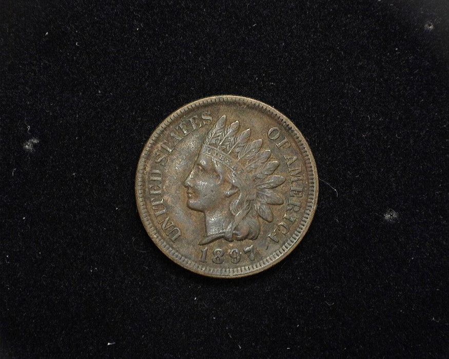 1897 Indian Head Penny/Cent XF - US Coin