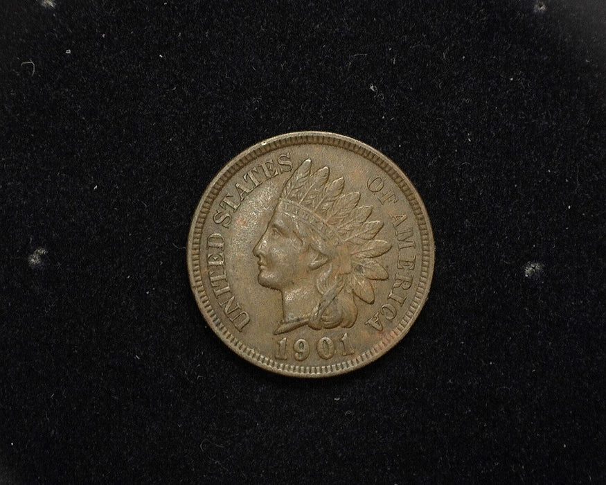 1901 Indian Head Penny/Cent XF - US Coin