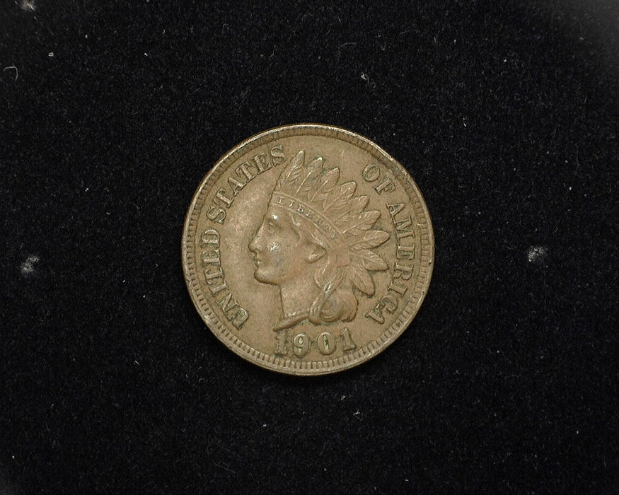 1901 Indian Head Penny/Cent XF - US Coin