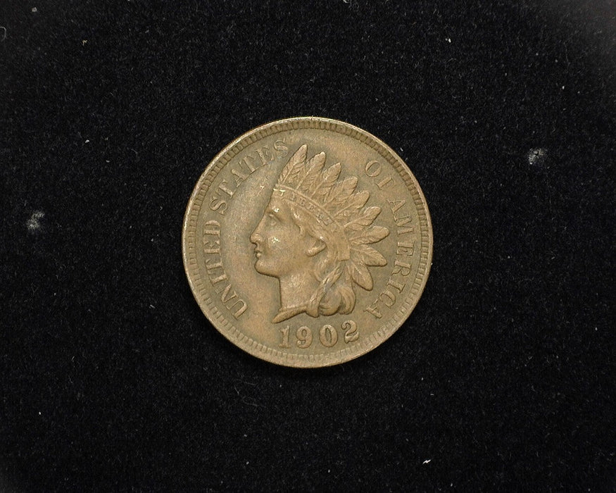 1902 Indian Head Penny/Cent XF - US Coin