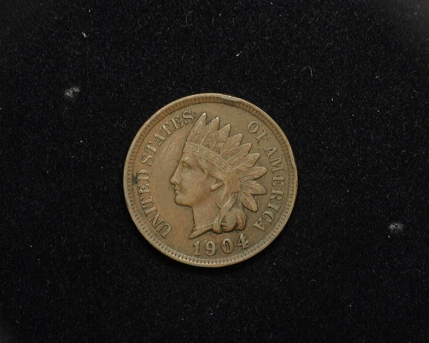 1904 Indian Head Penny/Cent XF - US Coin