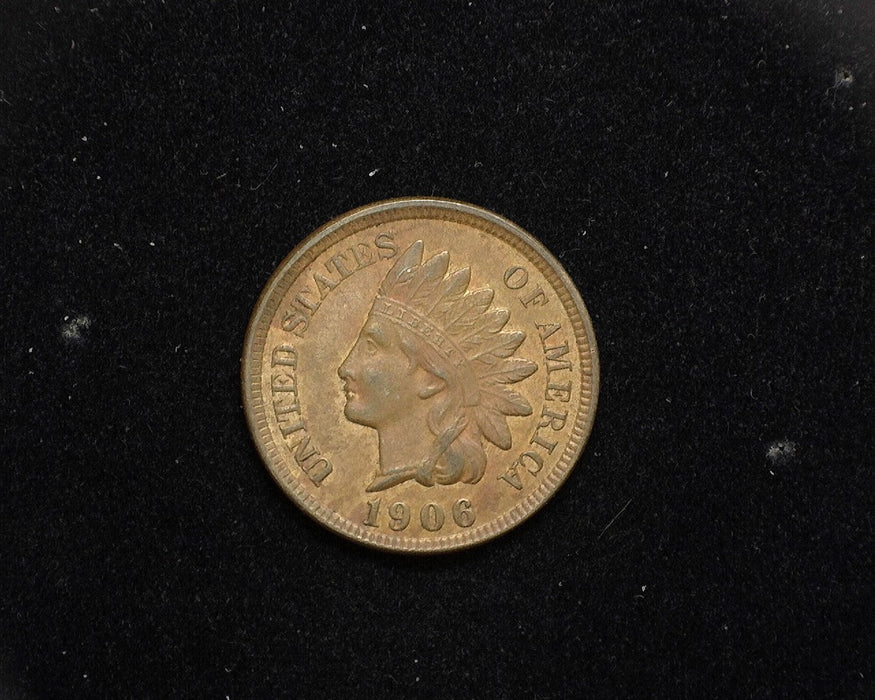 1906 Indian Head Penny/Cent AU - US Coin