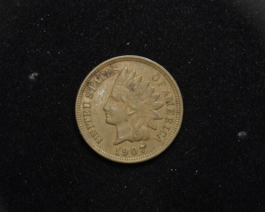 1907 Indian Head Penny/Cent XF - US Coin