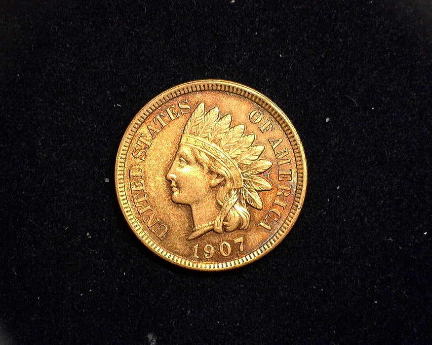 1907 Indian Head Cent AU - US Coin