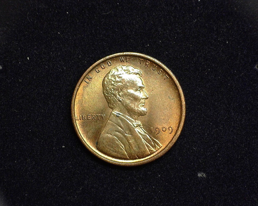 1909 VDB Lincoln Wheat Cent BU MS63 - US Coin