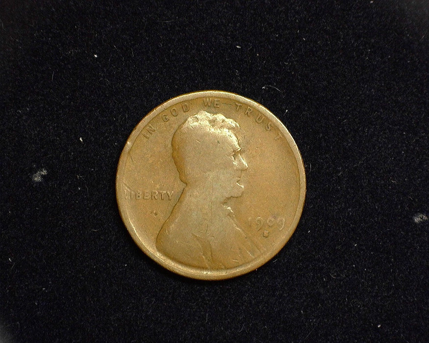 1909 S Lincoln Wheat Cent VG - US Coin