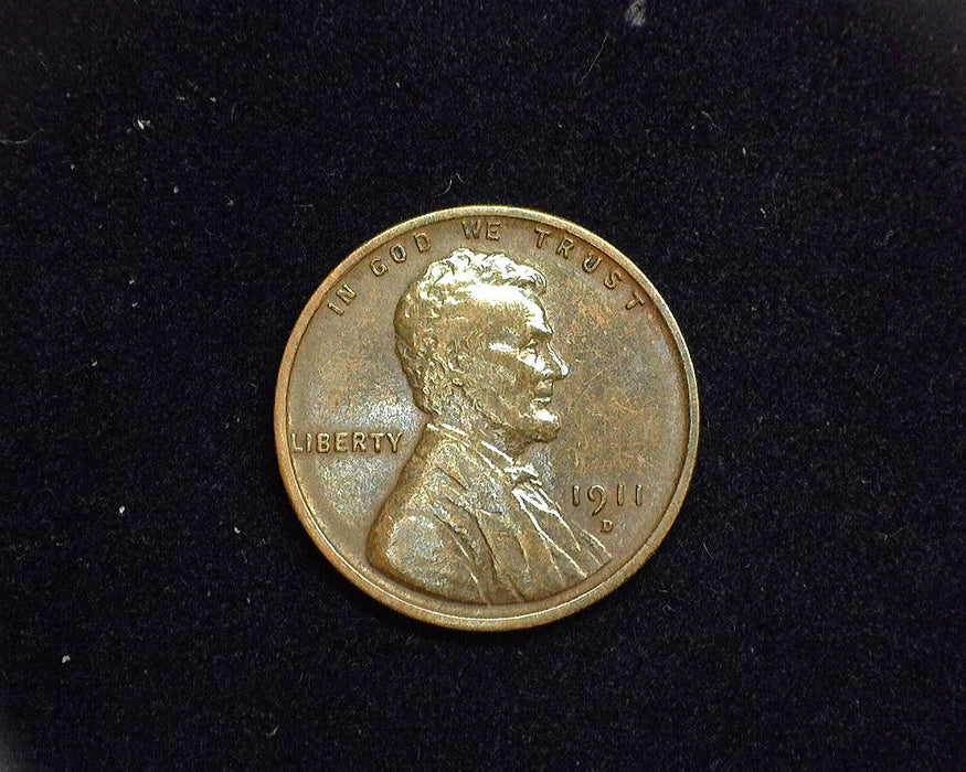 1911 D Lincoln Wheat Cent VF - US Coin