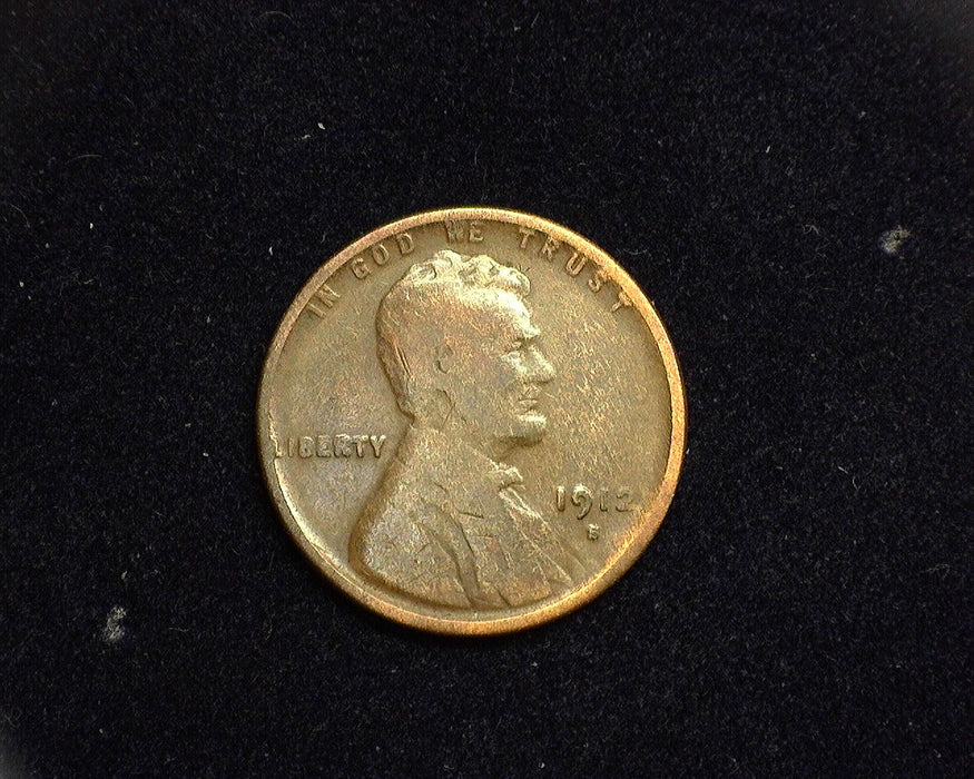 1912 S Lincoln Wheat Cent VG - US Coin