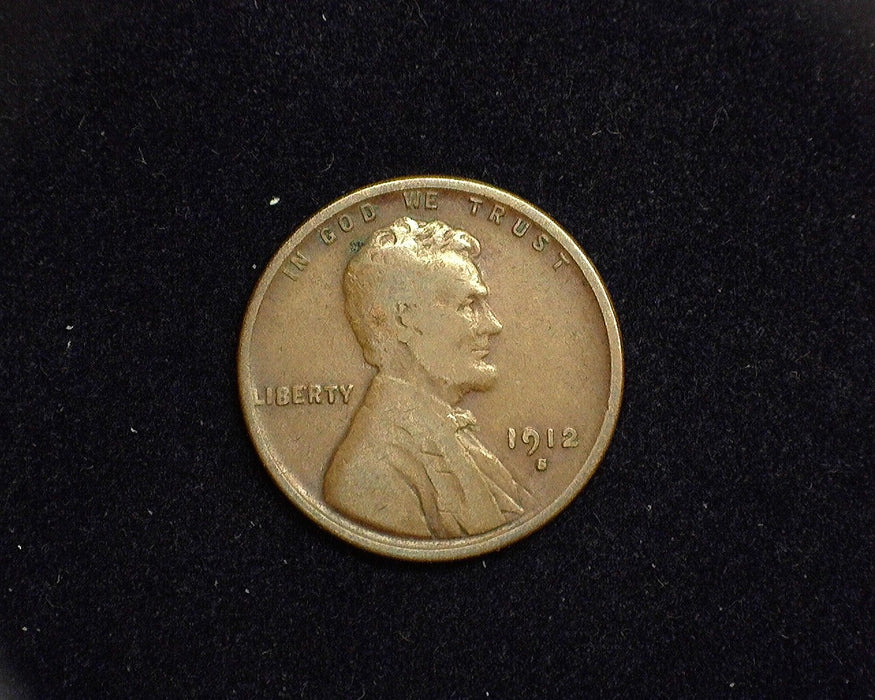 1912 S Lincoln Wheat Cent VG - US Coin