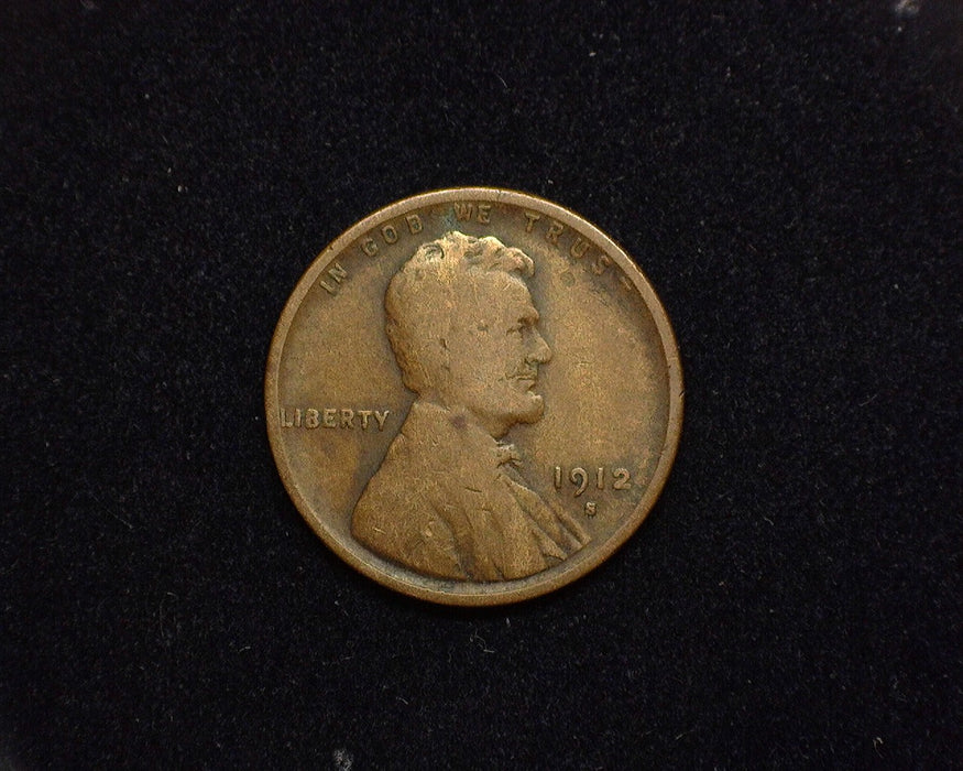 1912 S Lincoln Wheat Cent G - US Coin