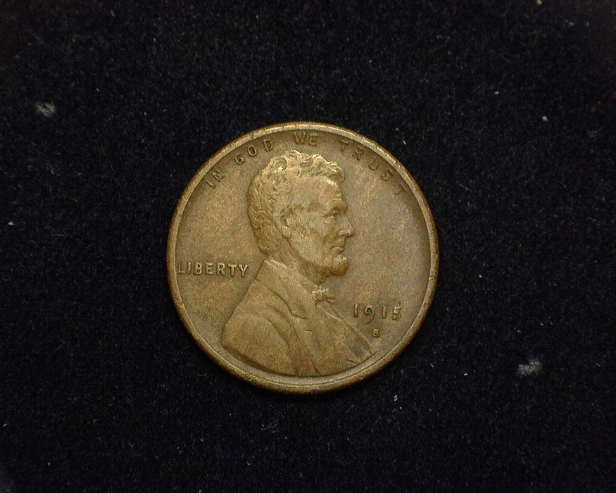 1915 S Lincoln Wheat Cent F/VF - US Coin