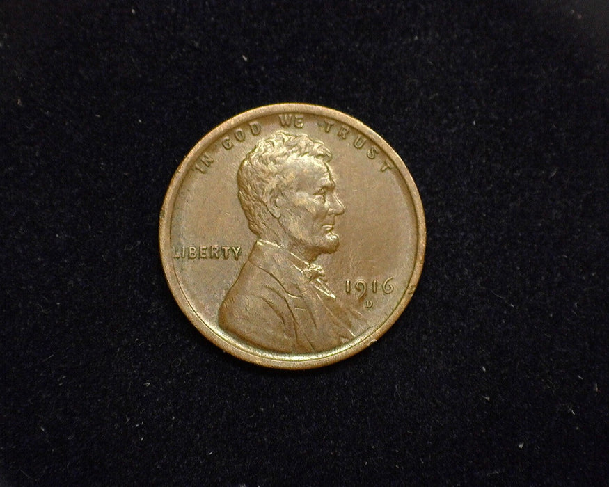 1916 D Lincoln Wheat Cent XF - US Coin