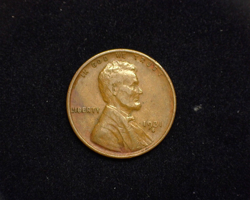 1931 S Lincoln Wheat Cent XF - US Coin