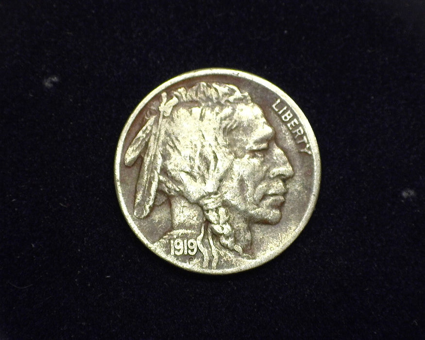 1919 D Buffalo Nickel F - US Coin