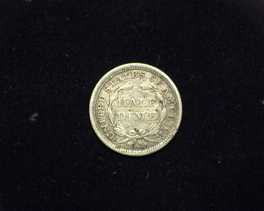 1858 Liberty Seated Half Dime F - US Coin