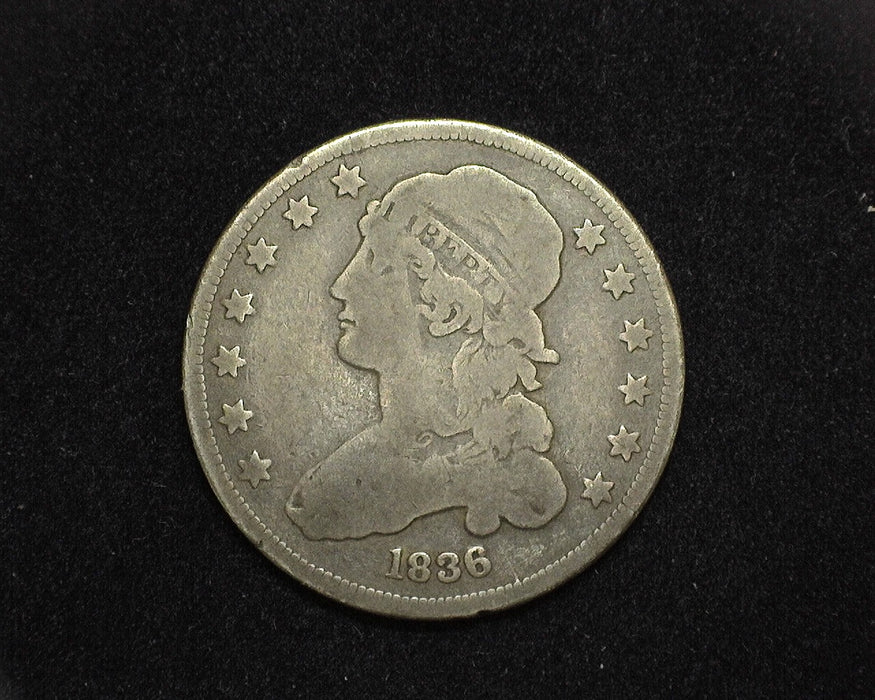 1836 Capped Bust Quarter VG - US Coin