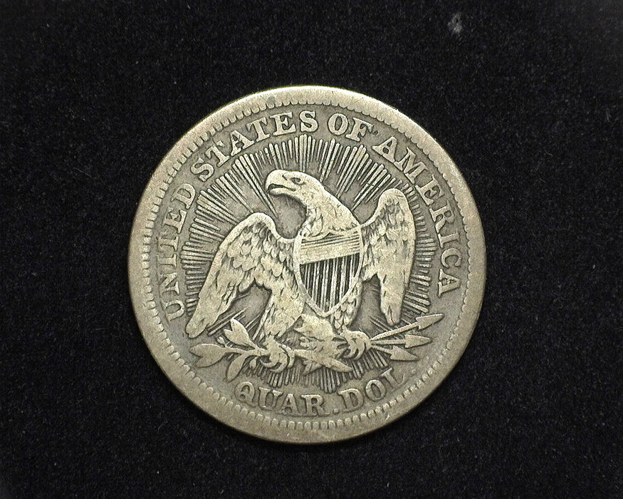 1853 Arrows Rays Liberty Seated Quarter F/VF - US Coin