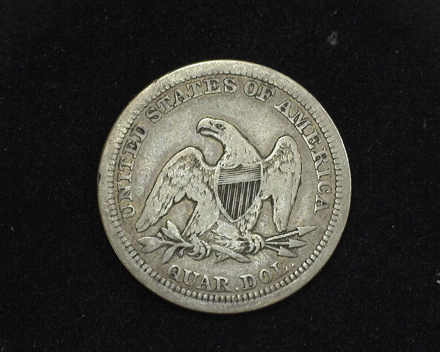 1854 Arrows Liberty Seated Quarter F - US Coin