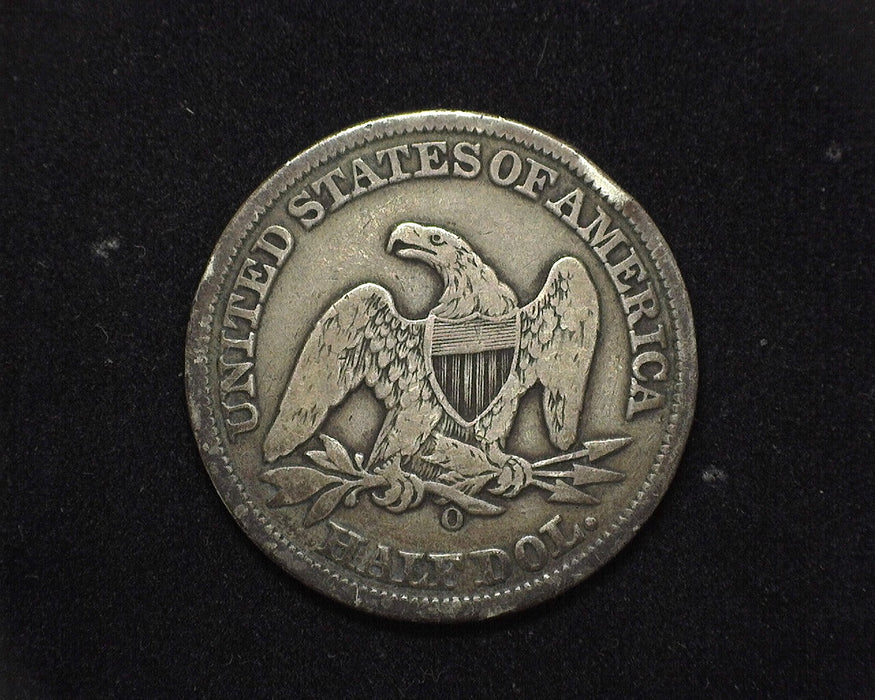 1858 O Liberty Seated Half Dollar VG - US Coin