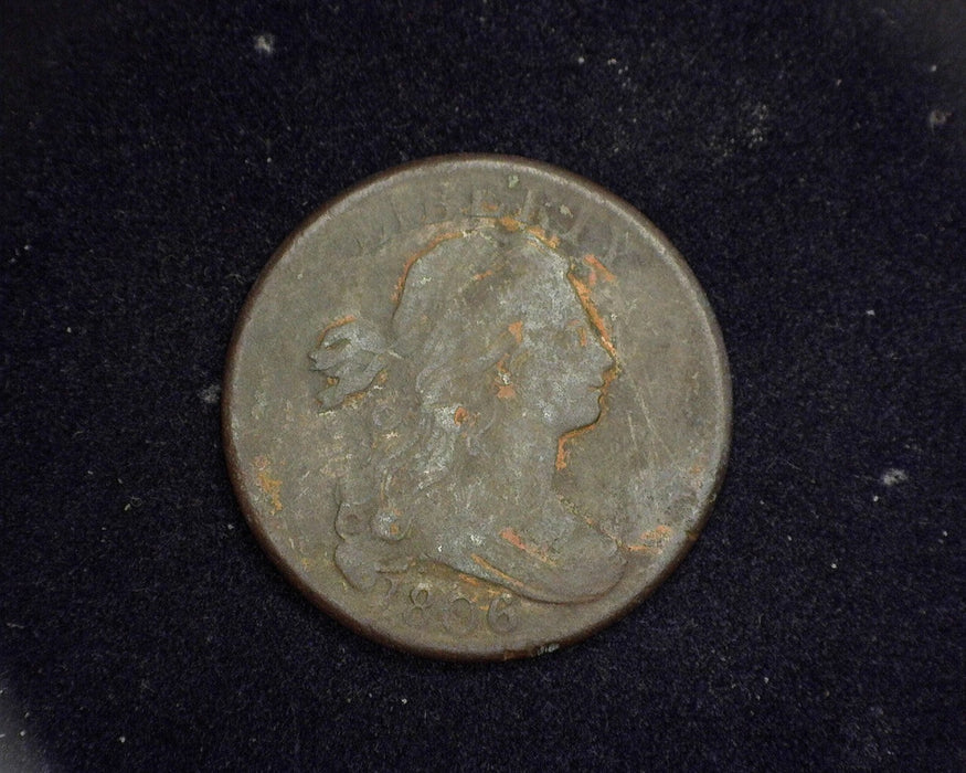 1806 Large Cent Draped Bust Cent F - US Coin