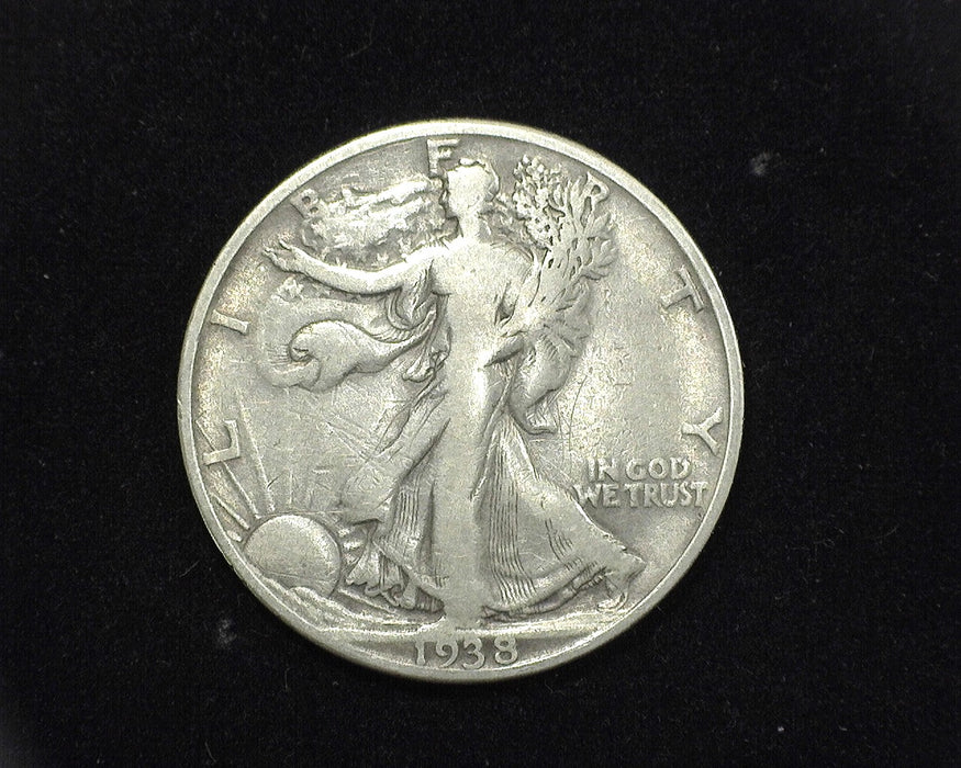 1938 D Walking Liberty Half Dollar F - US Coin