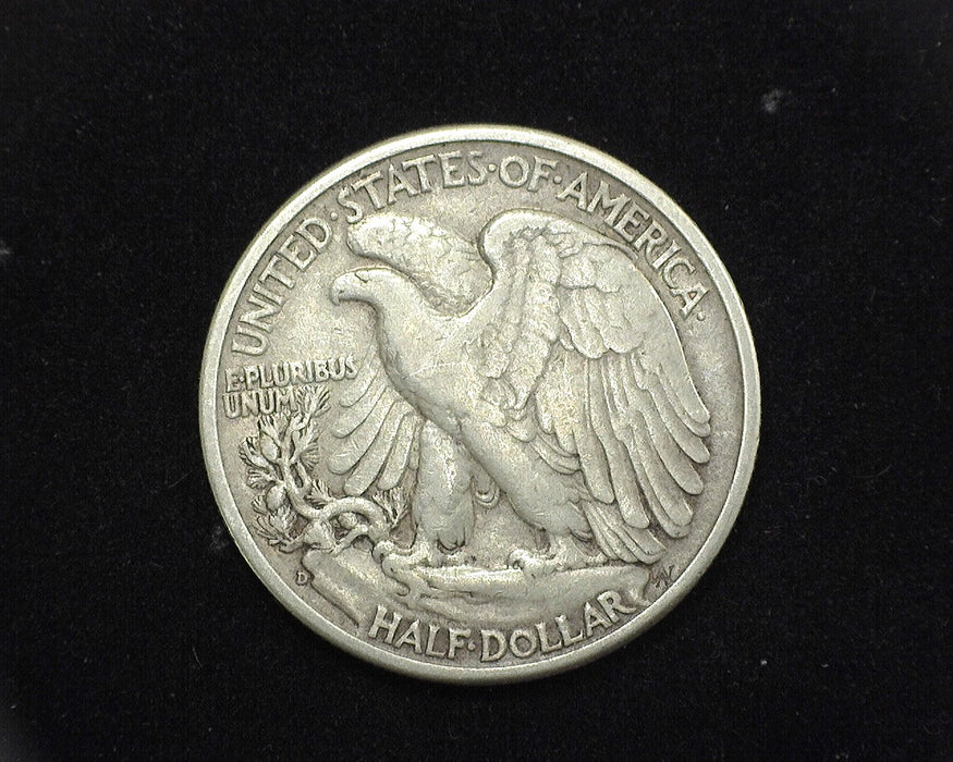 1938 D Walking Liberty Half Dollar F/VF - US Coin