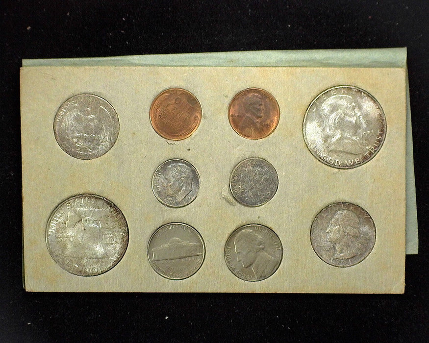 1951 Mint set in the original envelope and cardboards. Nicely toned double coins from all the mints. Nice set.