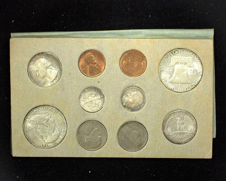 1951 Mint set in the original envelope and cardboards. Nicely toned double coins from all the mints. Nice set.