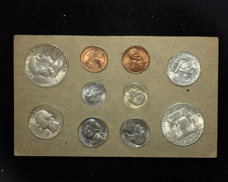 1953 Mint set in the original envelope and cardboards. Double coins from all the mints. Nice set beautifully toned. Nice set.