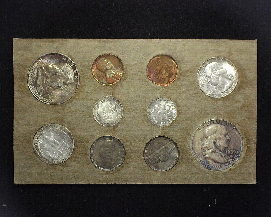 1956 Mint set 18 Coins in the original envelope/cardboards. Beautiful set, outstanding toning. Double coins.