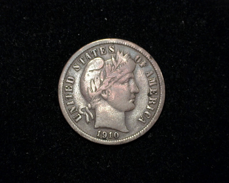 1910 Barber Dime F - US Coin