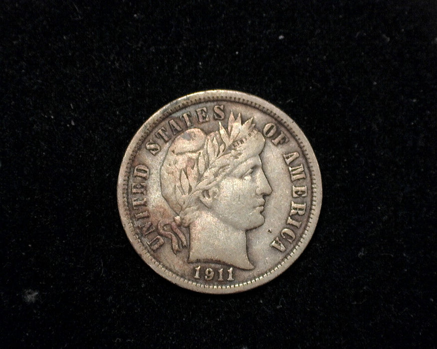 1911 Barber Dime VF - US Coin