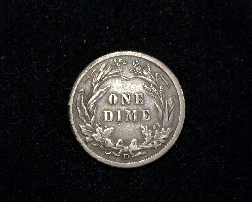 1912 D Barber Dime F - US Coin