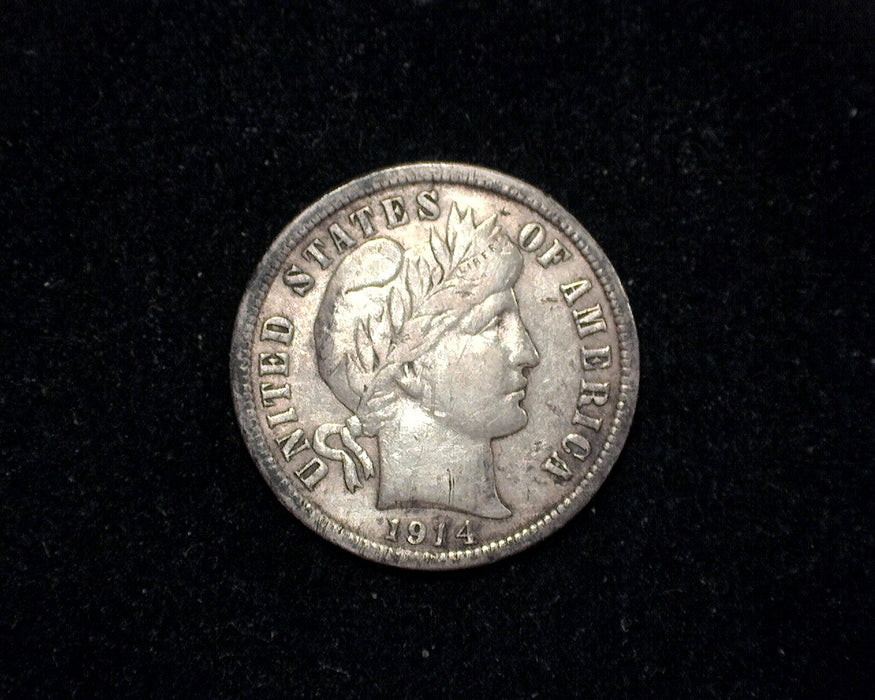 1914 Barber Dime VF - US Coin