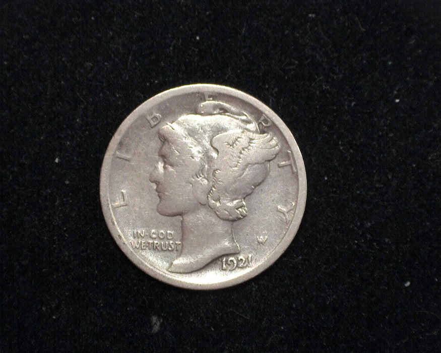 1921 Mercury Dime VG - US Coin