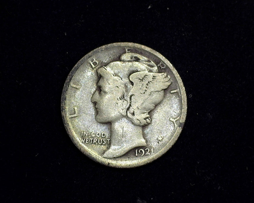 1921 Mercury Dime VG - US Coin