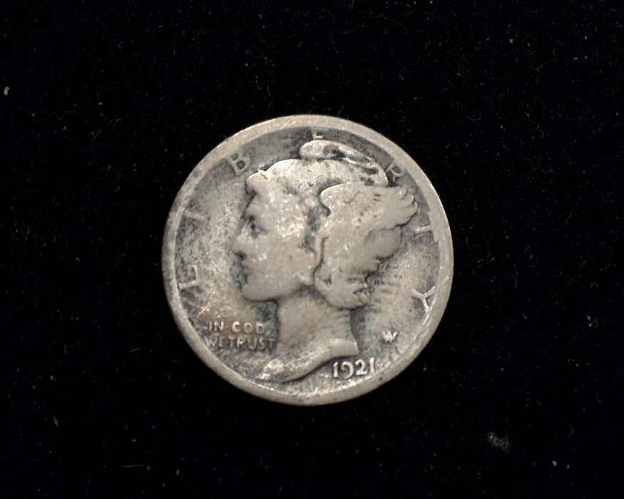 1921 Mercury Dime AG - US Coin