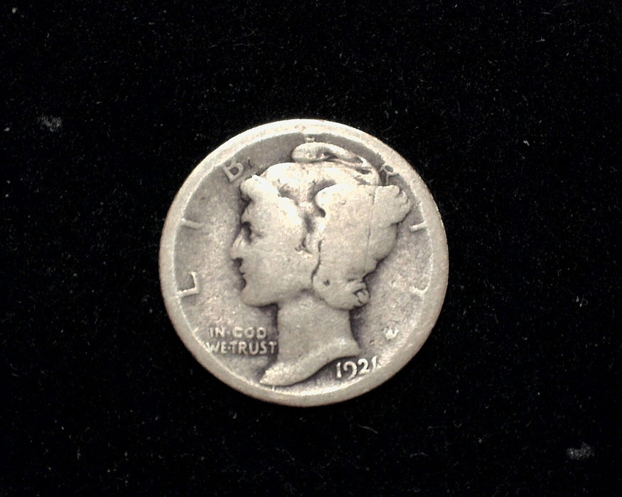 1921 D Mercury Dime AG - US Coin