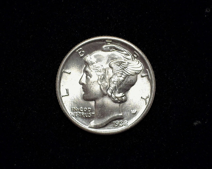 1938 Mercury Dime BU MS-65 FSB - US Coin