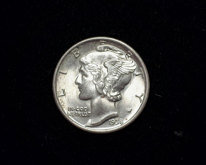 1938 S Mercury Dime BU MS-64 - US Coin